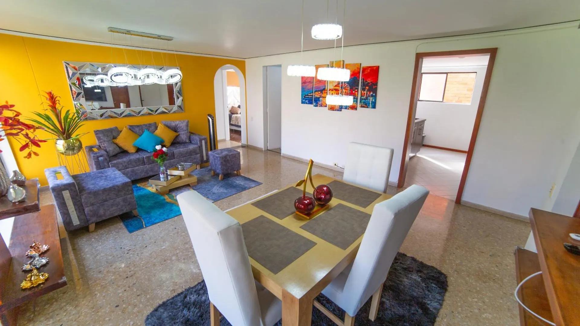 Apartamento Top Floor Apt W/Balcony In El Poblado Medellín Colômbia